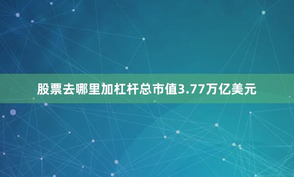 股票去哪里加杠杆总市值3.77万亿美元